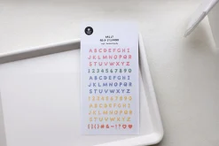 Handwriting #4 Alphabet Deco Sticker