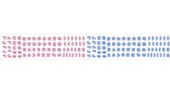 Hangul Alphabet Kiss Cut Sticker Tape