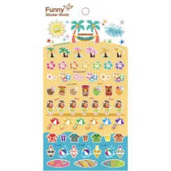 Hawaiian Summer Paper Sticker