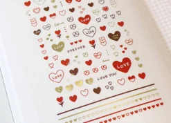 Heart Nail Deco Sticker