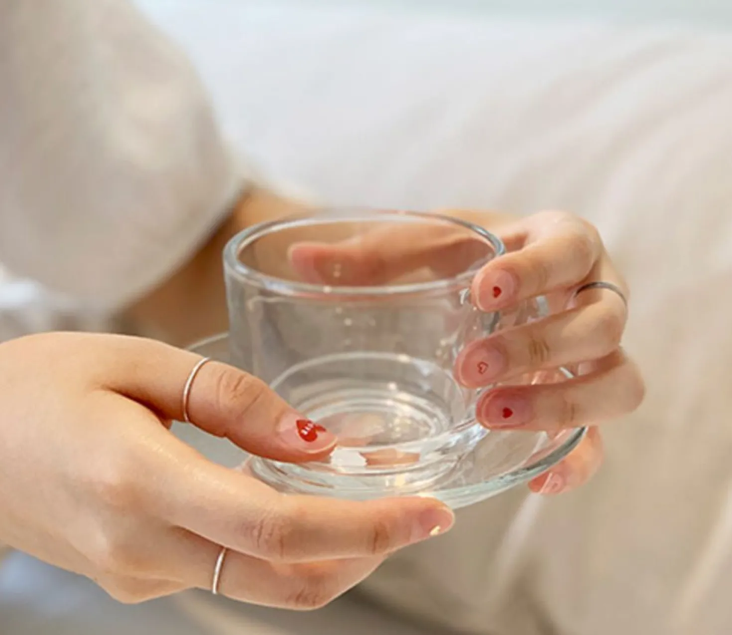 Heart Nail Deco Sticker