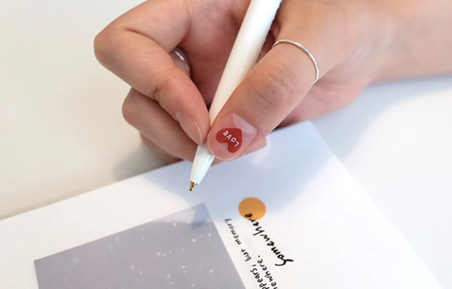 Heart Nail Deco Sticker