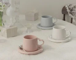 Heart Signal Mug & Saucer Set