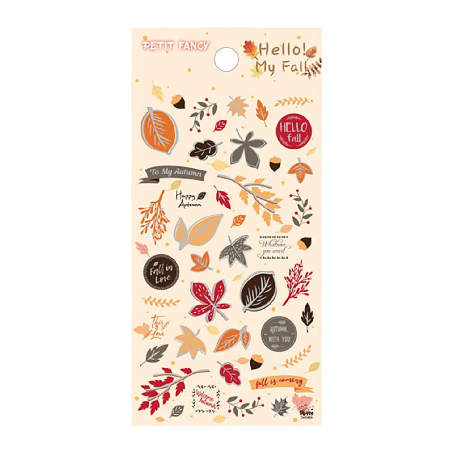 Hello Fall Petit Deco Sticker