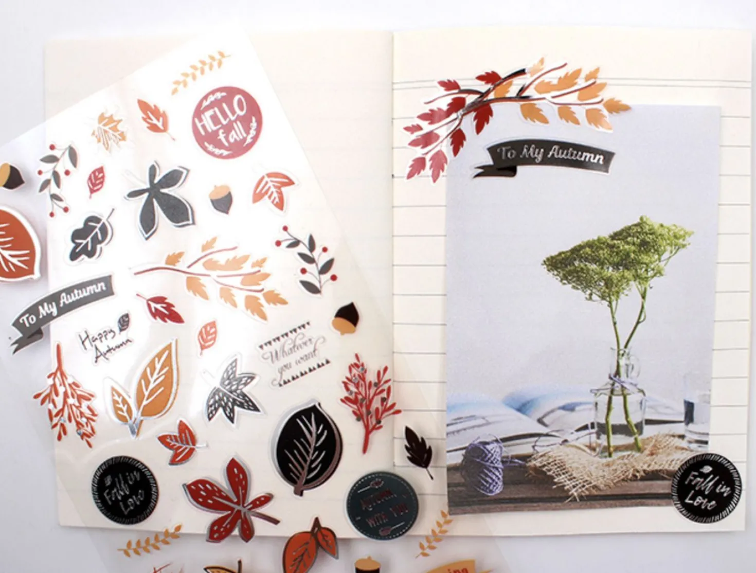 Hello Fall Petit Deco Sticker