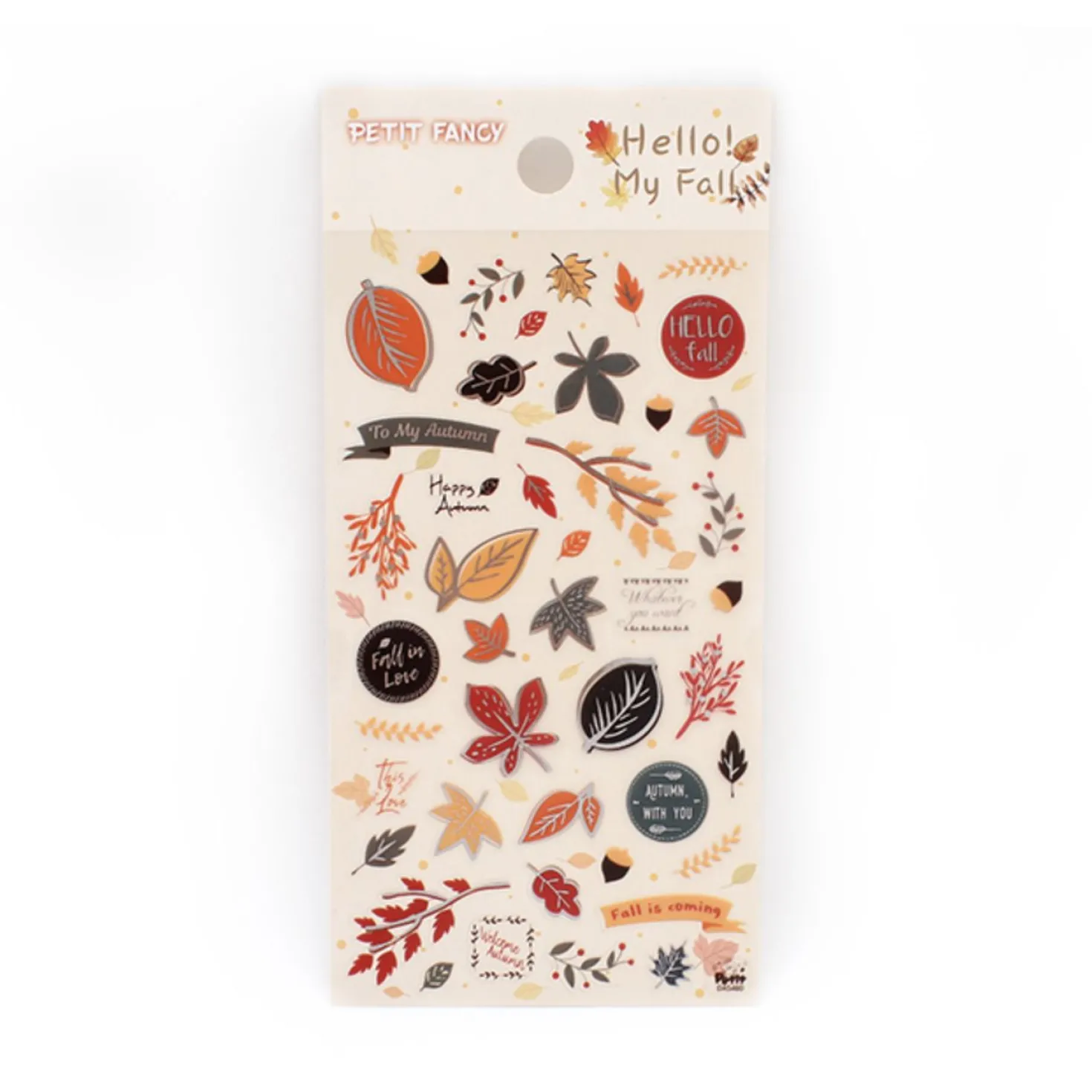 Hello Fall Petit Deco Sticker