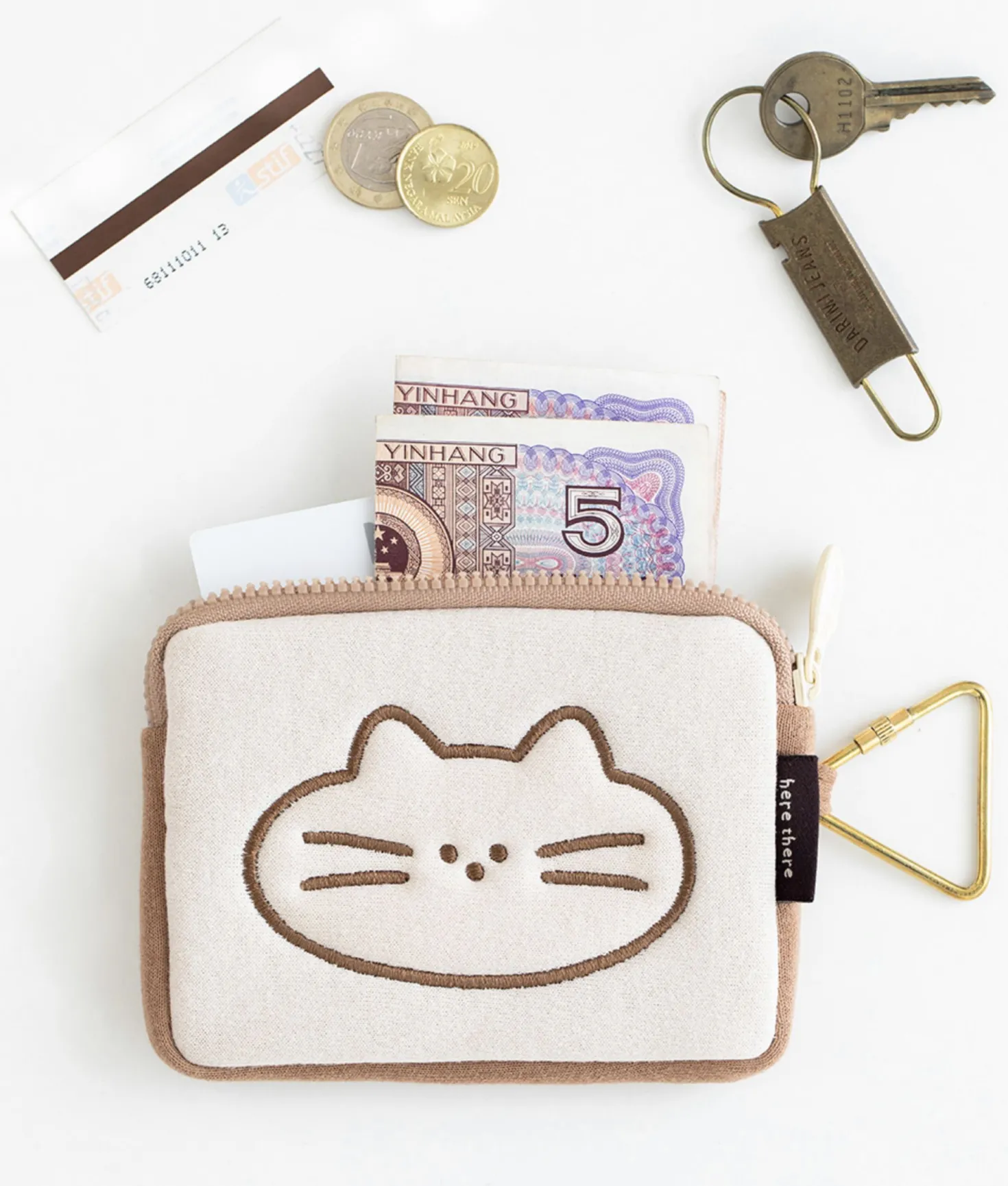 Herethere Cat Card Pouch