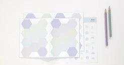 Hexagon Removable Index Sticker