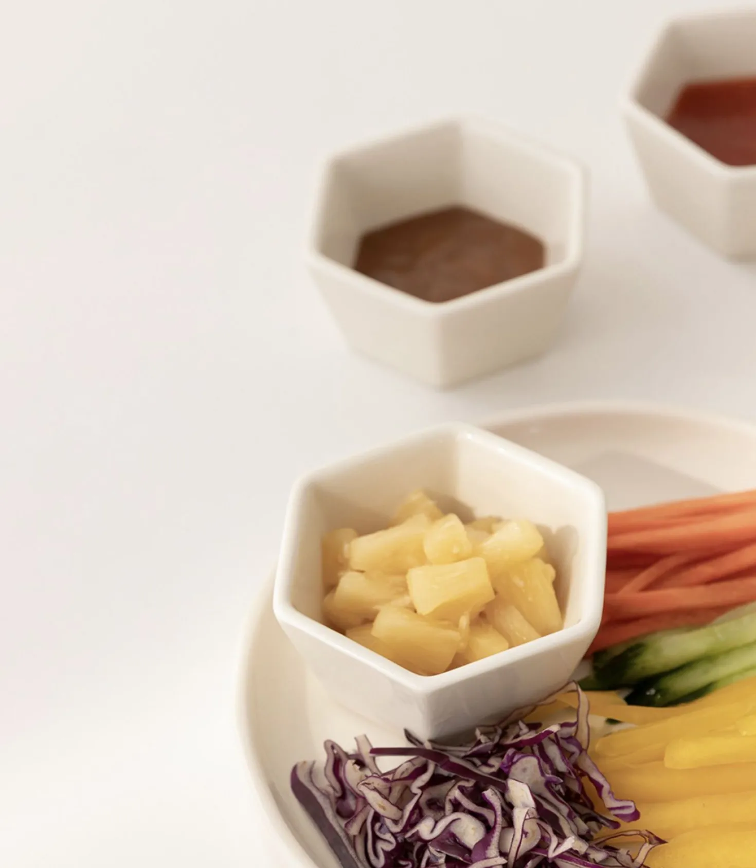 Hexagon Sauce Bowl