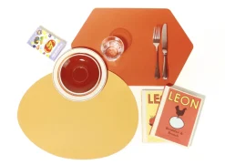 Hexagon Two Tone Color Placemat