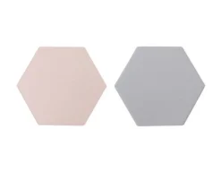 Hexagon Two Tone Tea Coaster