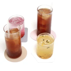 Hexagon Two Tone Tea Coaster