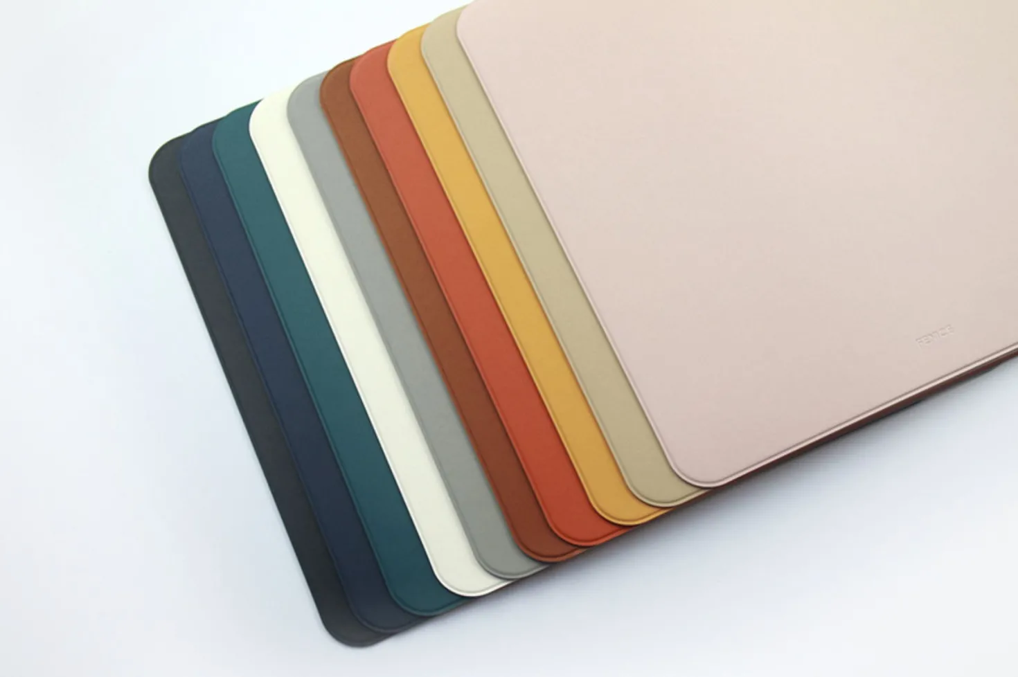 Hexagon Vegan Leather Mouse Pad