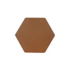 Hexagon Vegan Leather Mouse Pad
