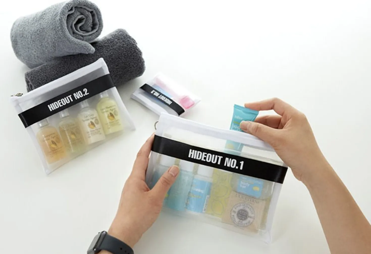 Hideout 3pcs Mesh Pouch Set