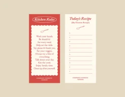 Homemade Cookbook Recipe Journal