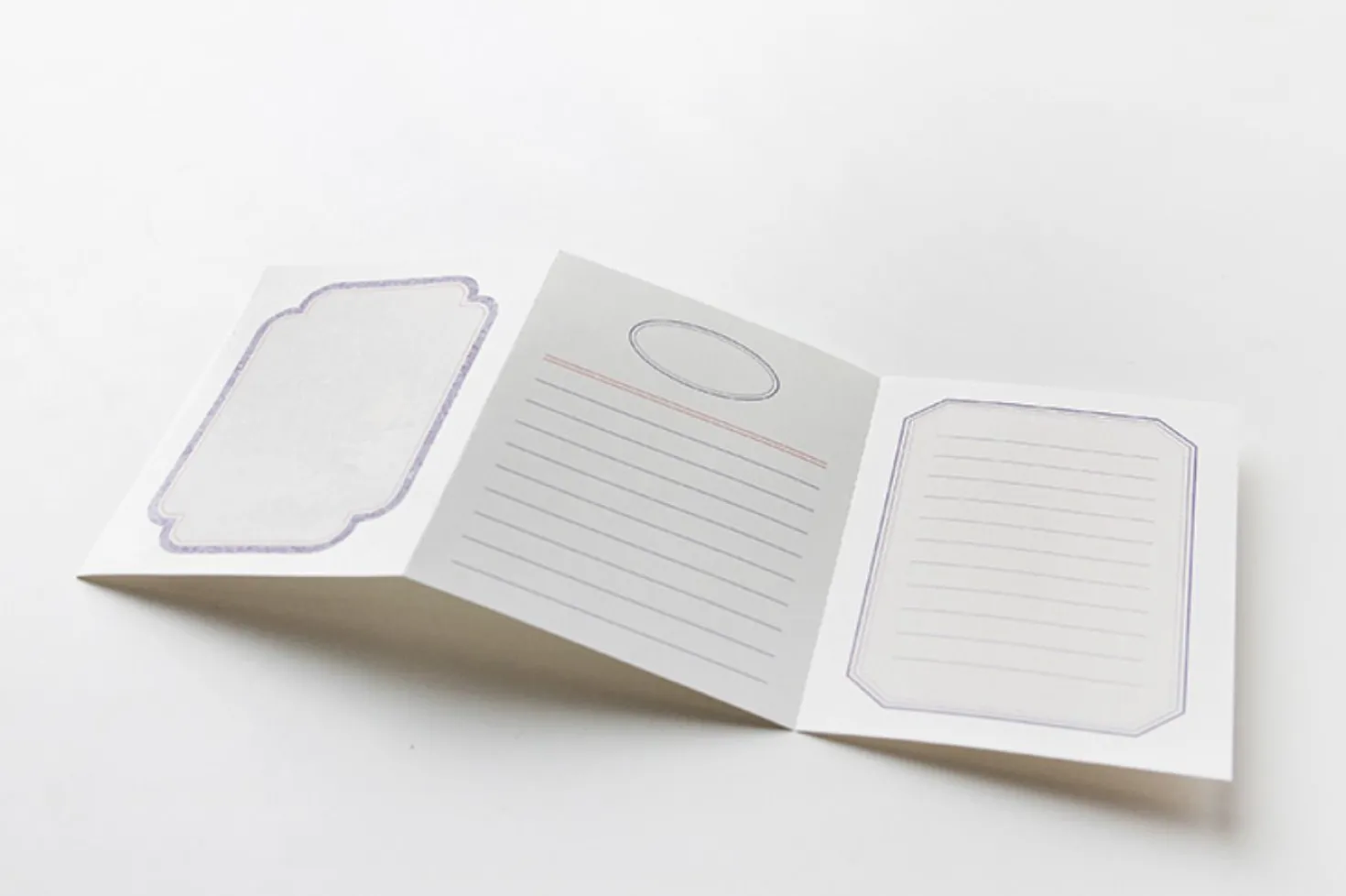Horizontal Letter Memo Pad
