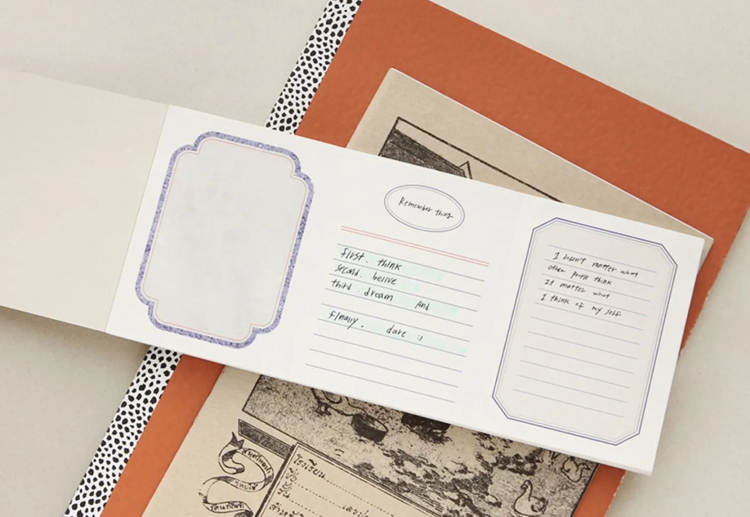 Horizontal Letter Memo Pad
