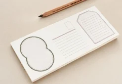 Horizontal Letter Memo Pad