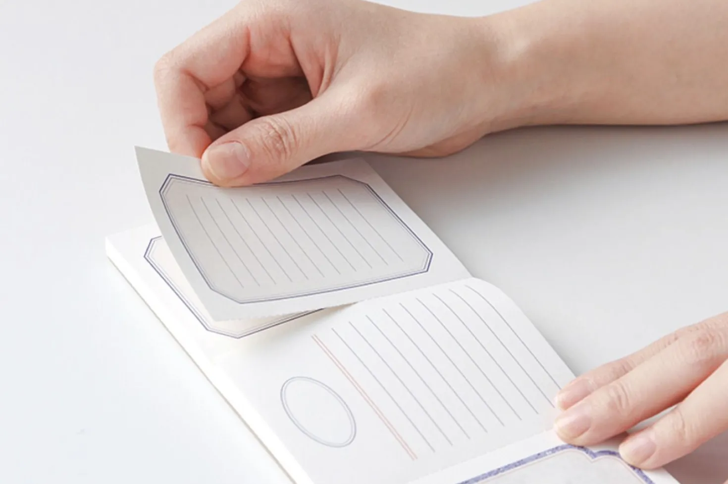 Horizontal Letter Memo Pad