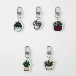 Houseplant Acrylic Key Ring