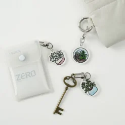 Houseplant Acrylic Key Ring