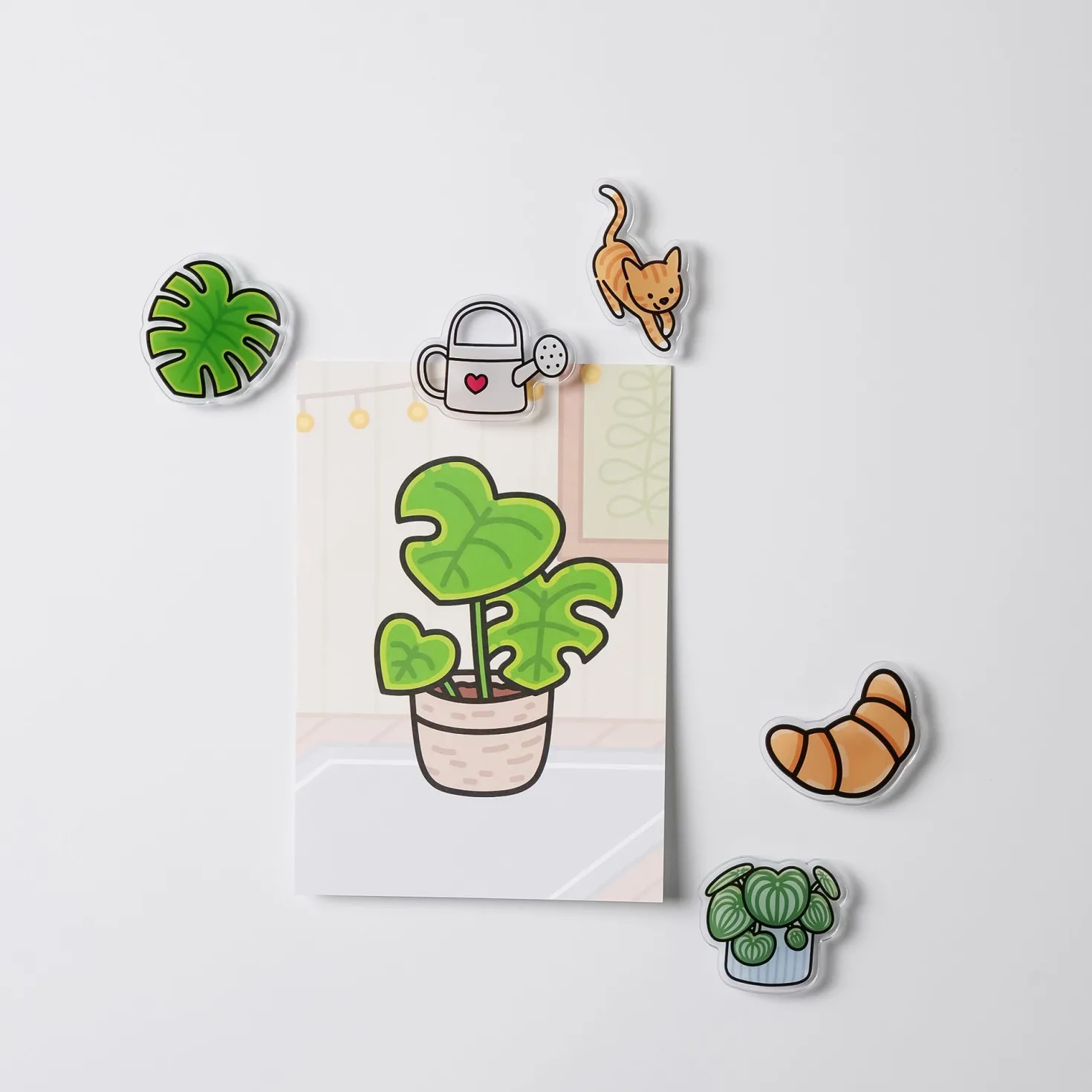 Houseplant Acrylic Magnet