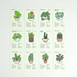 Houseplant 2026 Monthly Stationery Gift Set (7pcs)
