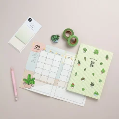 Houseplant 2026 Monthly Stationery Gift Set (7pcs)