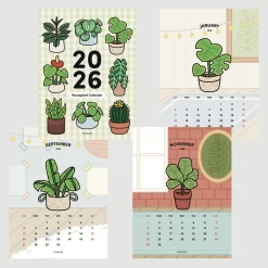 2026 Houseplant Wall Calendar