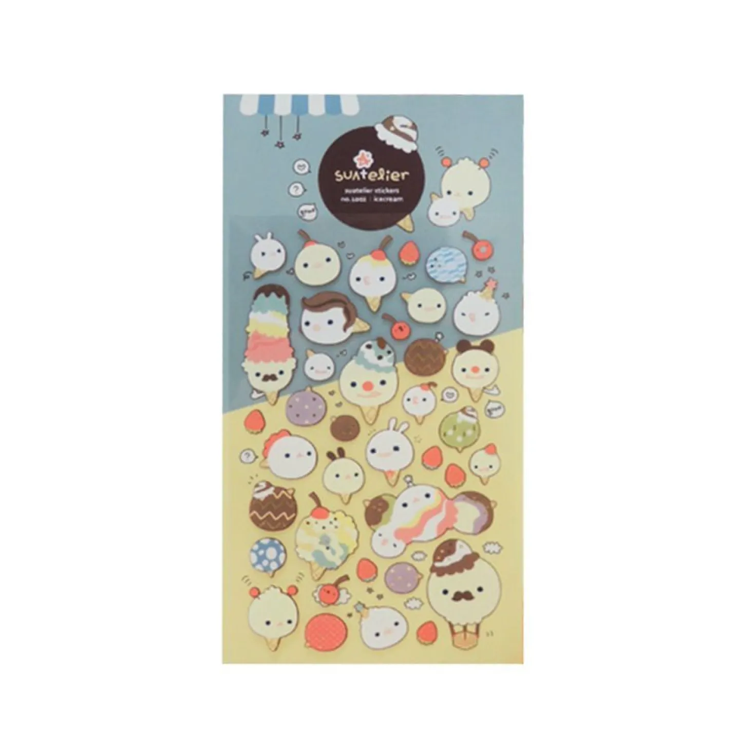 Ice Cream Deco Sticker v2