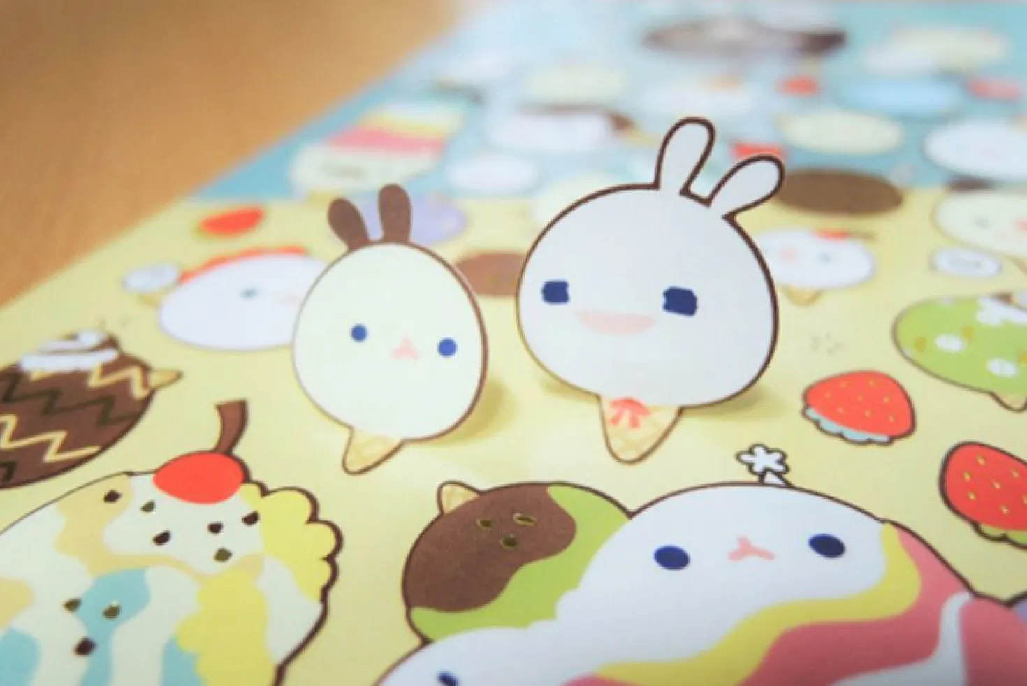 Ice Cream Deco Sticker v2