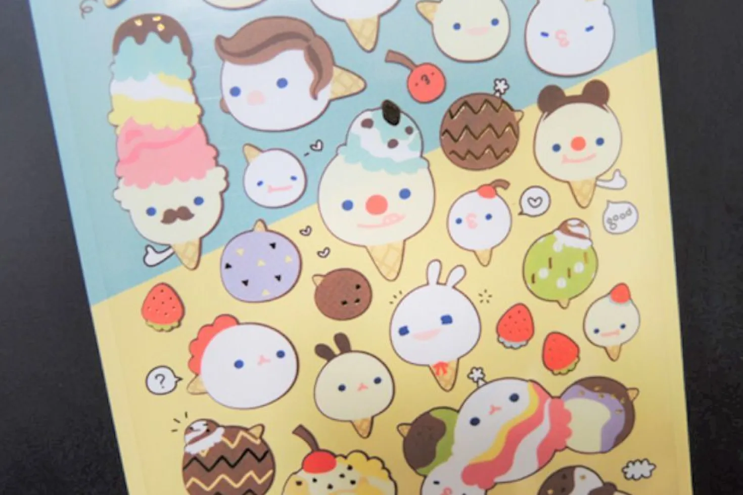 Ice Cream Deco Sticker v2