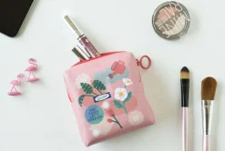 Illustrated Mini Zip Pouch