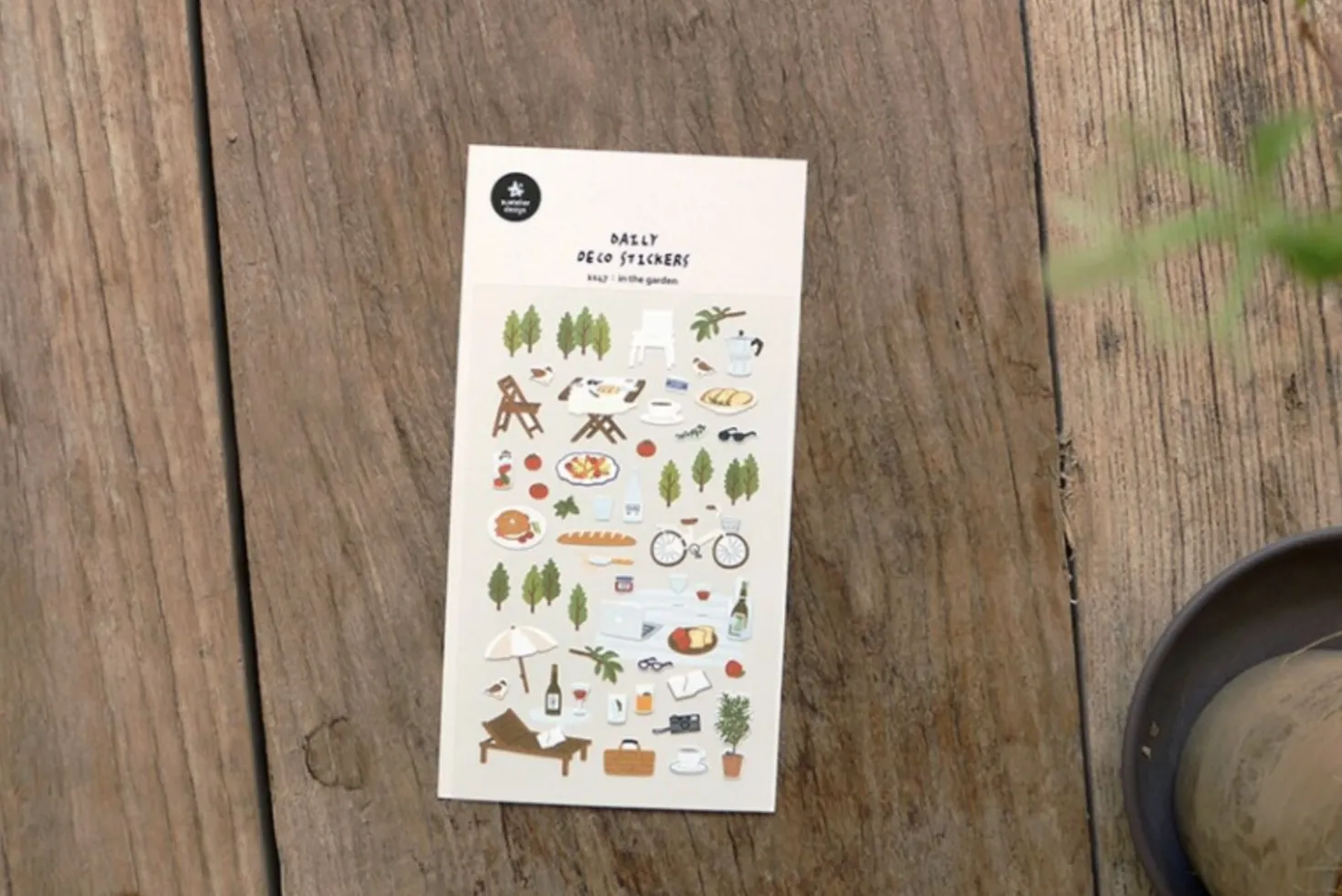 In the Garden Deco Sticker