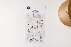In the Library Deco Sticker