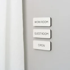 Ivory Basic Door Sign
