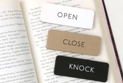 Ivory Basic Door Sign