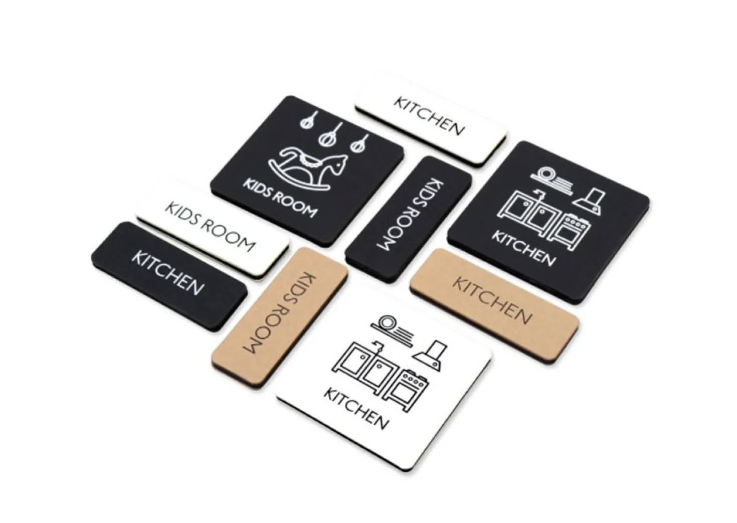 Ivory Pictogram Door Sign