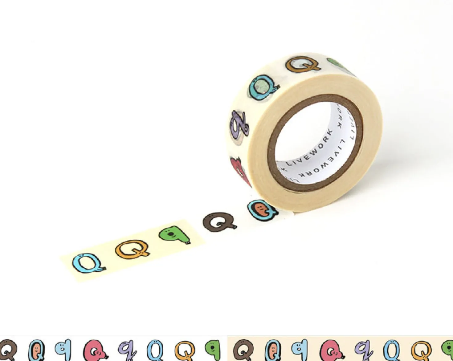 JAM JAM Alphabet Masking Tape (O-Z, Numbers)