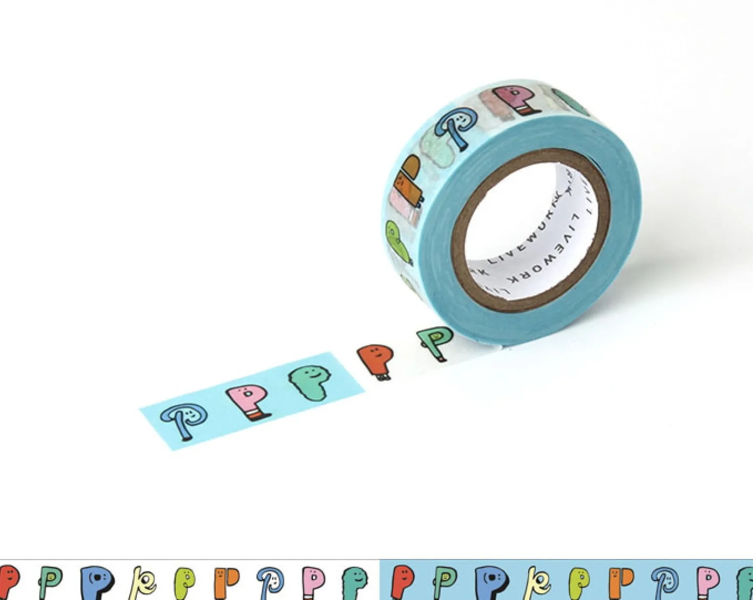 JAM JAM Alphabet Masking Tape (O-Z, Numbers)
