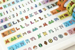 JAM JAM Alphabet Masking Tape (O-Z, Numbers)
