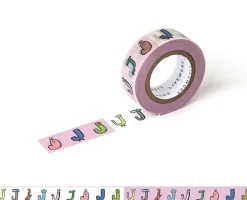JAM JAM Alphabet Masking Tape (A-N)