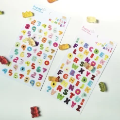 Jelly Alphabet PVC Deco Sticker