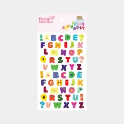 Jelly Alphabet PVC Deco Sticker
