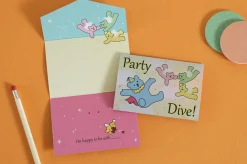 Jelly Bear Hologram Folding Card
