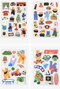 Jelly Bear Removable Sticker