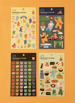 Jelly Bear Removable Sticker