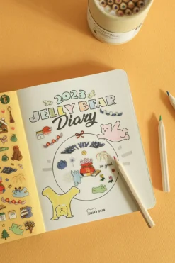 Jelly Bear Slim Diary Sticker v1