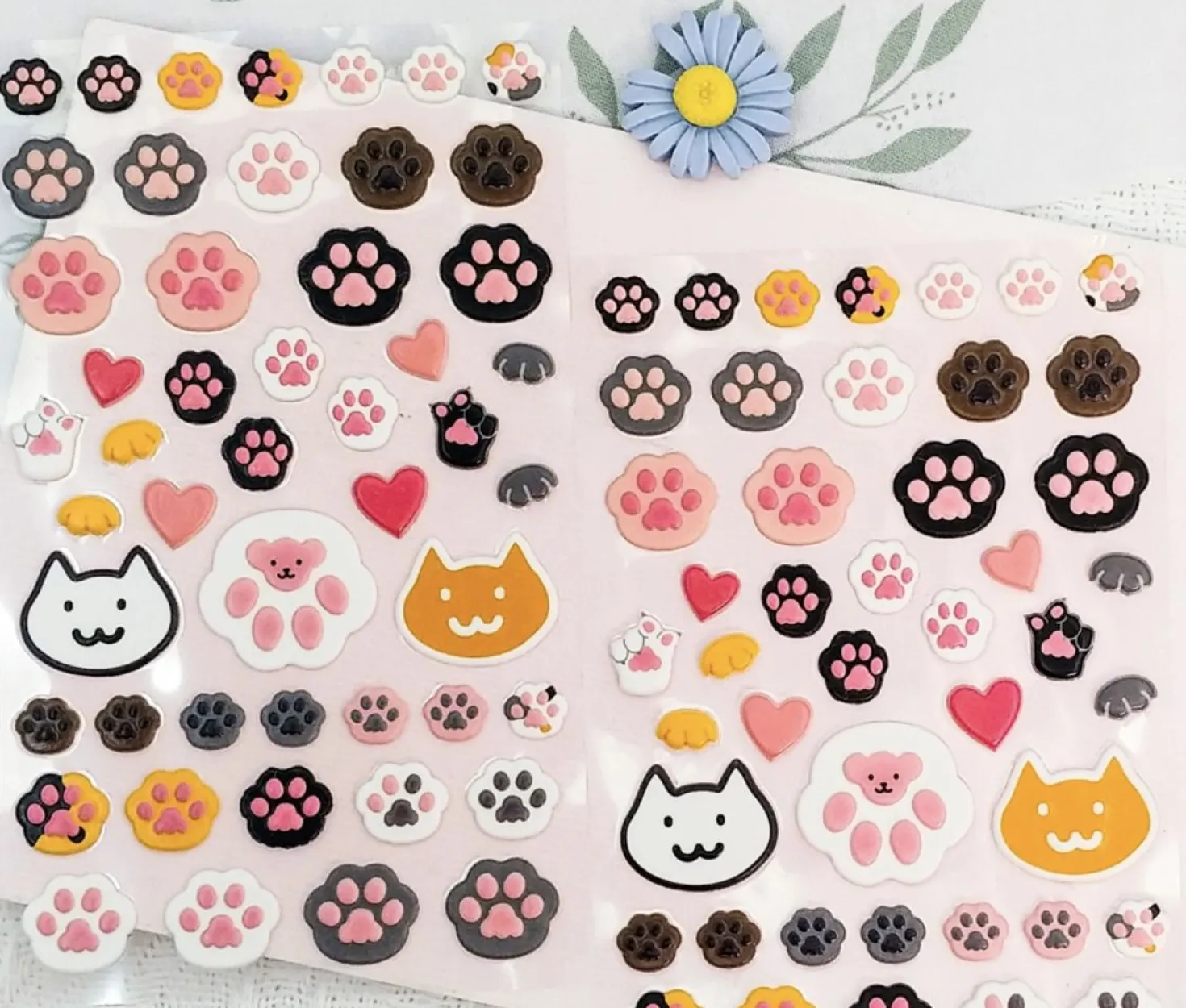 Jelly Cat Paw Puffy Sticker